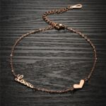 18K Gold Plated Anklet LOVE Bracelet M01676