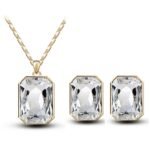 18K Gold Plated Austrian Crystal Jewelry Set M01968