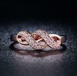 18K Gold Plated Austrian Crystal Ring M01712