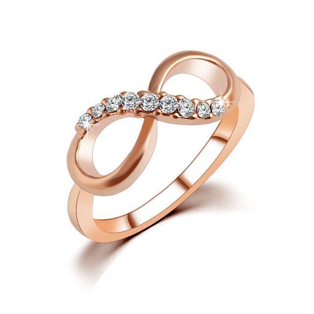 18K Gold Plated Austrian Crystal Ring M01718 1 18K Gold Plated Austrian Crystal Ring M01718