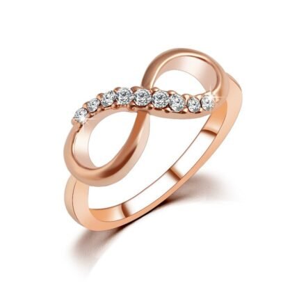 18K Gold Plated Austrian Crystal Ring M01718