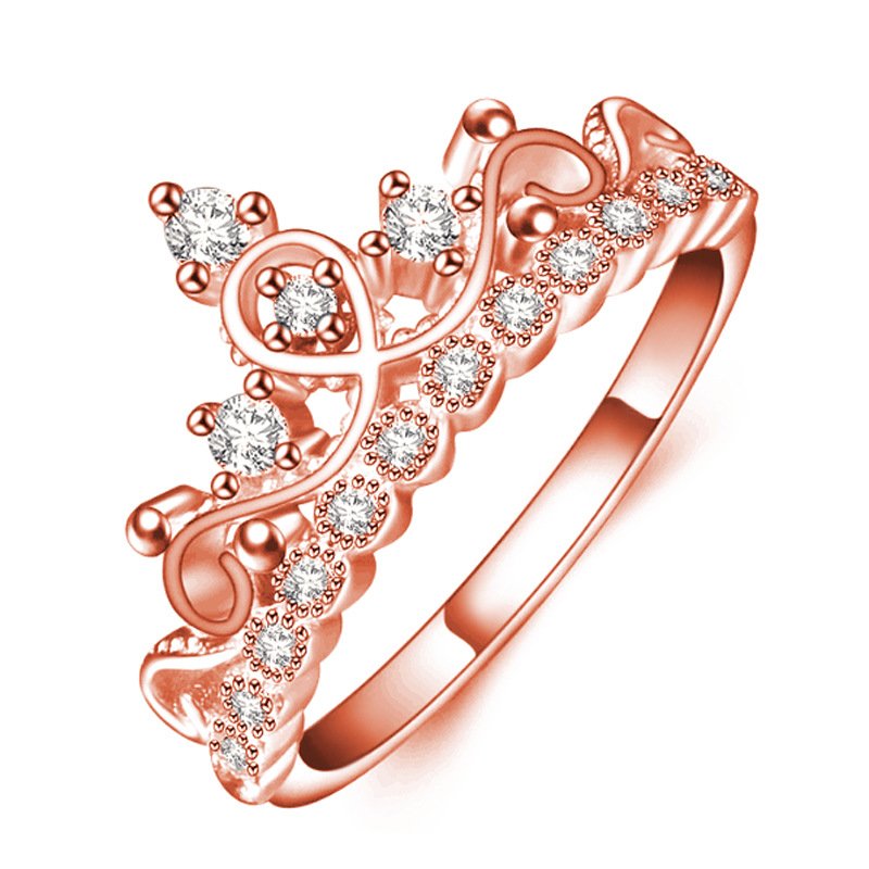 18K Gold Plated Austrian Crystal Ring M01755
