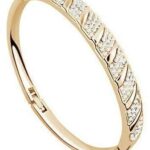 18K Gold Plated Full Rhinestone Bracelet M00702