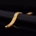 18K Real Gold Plated Environmental Friendly Copper Alloy Bracelet M01633