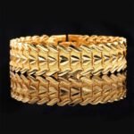 18K Real Gold Plated Environmental Friendly Copper Alloy Bracelet M01633