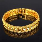 18K Real Gold Plated Environmental Friendly Copper Alloy Bracelet M01639