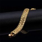 18K Real Gold Plated Environmental Friendly Copper Alloy Bracelet M01643