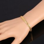 18K Real Gold Plated Environmental Friendly Copper Alloy Bracelet M01795