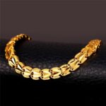 18K Real Gold Plated Environmental Friendly Copper Alloy Bracelet M01908