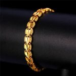 18K Real Gold Plated Environmental Friendly Copper Alloy Bracelet M01908