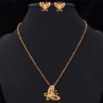 18K Real Gold Plated Environmental Friendly Copper Alloy Jewelry Set M01635