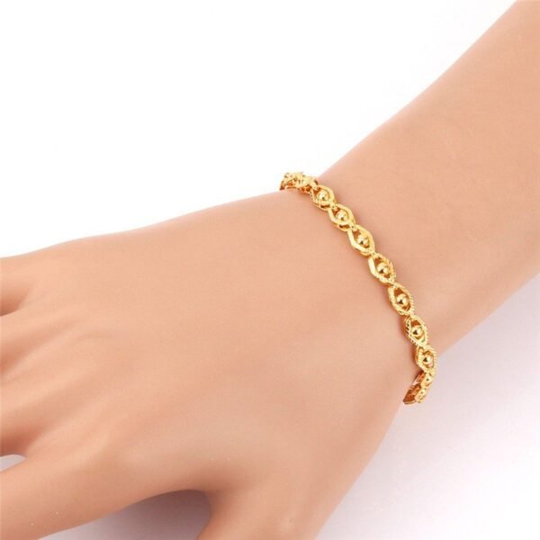 18K Real Gold Plated Environmental Friendly Copper Alloy Jewelry Set M01793