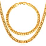 18K Real Gold Plated Environmental Friendly Copper Alloy Jewelry Set M01796