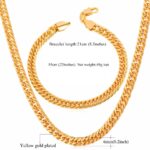 18K Real Gold Plated Environmental Friendly Copper Alloy Jewelry Set M01802