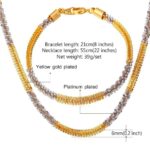 18K Real Gold Plated Environmental Friendly Copper Alloy Jewelry Set M01803