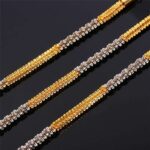 18K Real Gold Plated Environmental Friendly Copper Alloy Jewelry Set M01803