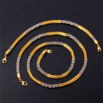 18K Real Gold Plated Environmental Friendly Copper Alloy Jewelry Set M01803