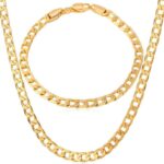 18K Real Gold Plated Environmental Friendly Copper Alloy Jewelry Set M01806