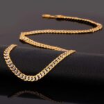 18K Real Gold Plated Environmental Friendly Copper Alloy Jewelry Set M01813