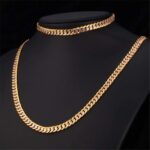 18K Real Gold Plated Environmental Friendly Copper Alloy Jewelry Set M01813