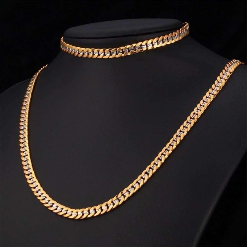 18K Real Gold Plated Environmental Friendly Copper Alloy Jewelry Set M01813