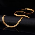 18K Real Gold Plated Environmental Friendly Copper Alloy Jewelry Set M01815