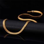 18K Real Gold Plated Environmental Friendly Copper Alloy Jewelry Set M01815