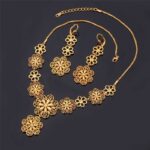 18K Real Gold Plated Environmental Friendly Copper Alloy Jewelry Set M01818