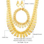 18K Real Gold Plated Environmental Friendly Copper Alloy Jewelry Set M01903