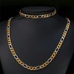 18K Real Gold Plated Environmental Friendly Copper Alloy Jewelry Set M01907