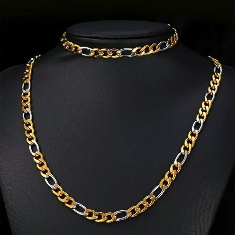 18K Real Gold Plated Environmental Friendly Copper Alloy Jewelry Set M01907