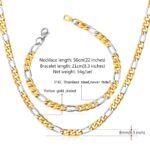 18K Real Gold Plated Environmental Friendly Copper Alloy Jewelry Set M01907