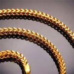 18K Real Gold Plated Environmental Friendly Copper Alloy Necklace M01631