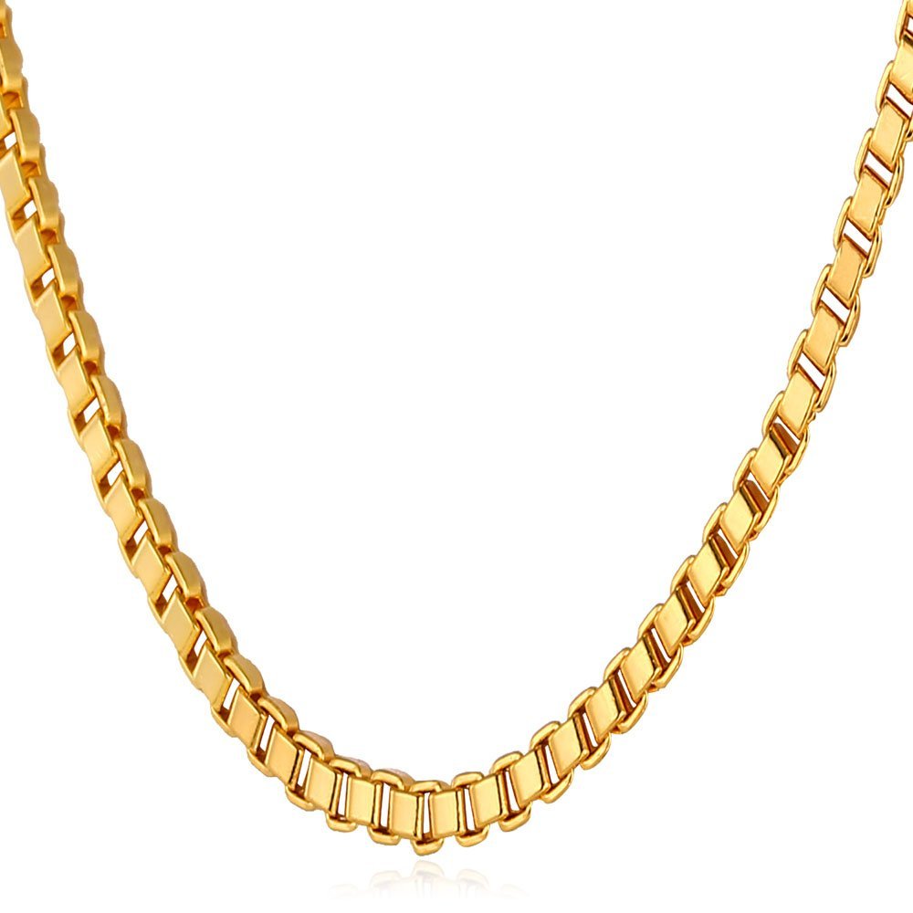 18K Real Gold Plated Environmental Friendly Copper Alloy Necklace M01649