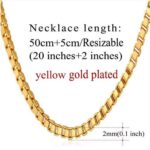 18K Real Gold Plated Environmental Friendly Copper Alloy Necklace M01649