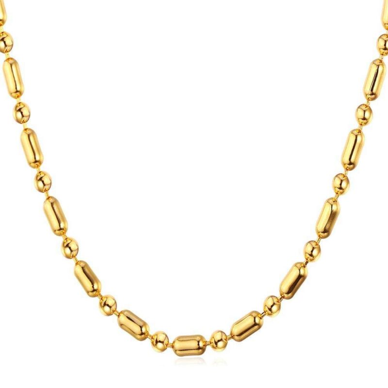 18K Real Gold Plated Environmental Friendly Copper Alloy Necklace M01650