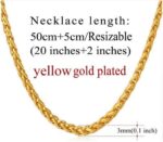 18K Real Gold Plated Environmental Friendly Copper Alloy Necklace M01655