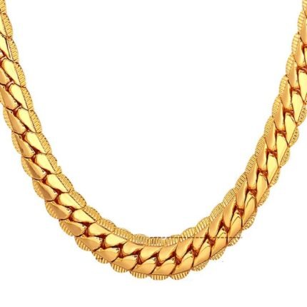 18K Real Gold Plated Environmental Friendly Copper Alloy Necklace M01902