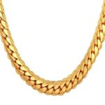 18K Real Gold Plated Environmental Friendly Copper Alloy Necklace M01902