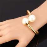 18K Real Gold Plated Fresh Water Pearl 36 Gram Jewellery Set M01466