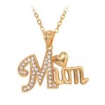 18K Real Gold Plated MUM Environmental Friendly Copper Alloy Necklace M01637