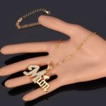 18K Real Gold Plated MUM Environmental Friendly Copper Alloy Necklace M01637