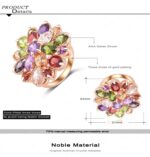 18K Rose Gold Plated 3 Times Austrian Crystal Enamel Jewellery Set M01459