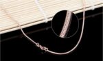 18K Rose Gold Plated Snake Chain M01352