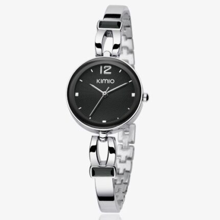 Kimio Stainless Steel Never Fade Original Black Watch M01878