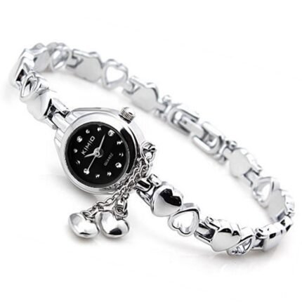 Kimio Stainless Steel Never Fade Original Black Watch M01880