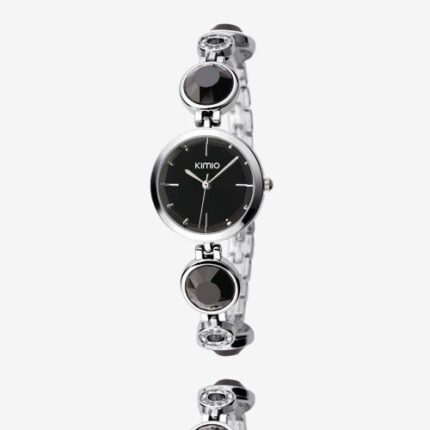 Kimio Stainless Steel Never Fade Original Black Watch M01888