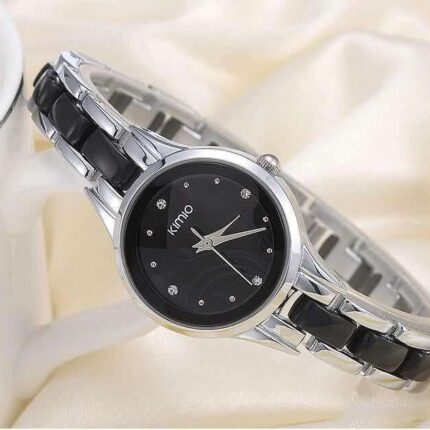 Kimio Stainless Steel Never Fade Original Black Watch M01897