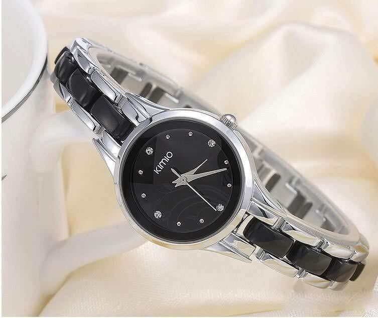 Kimio Stainless Steel Never Fade Original Black Watch M01897