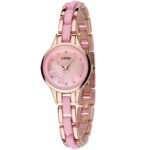 Kimio Stainless Steel Never Fade Original Gold Plated Pink Watch M01901